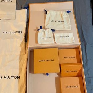 Louis Vuitton combo box & dust cover deal